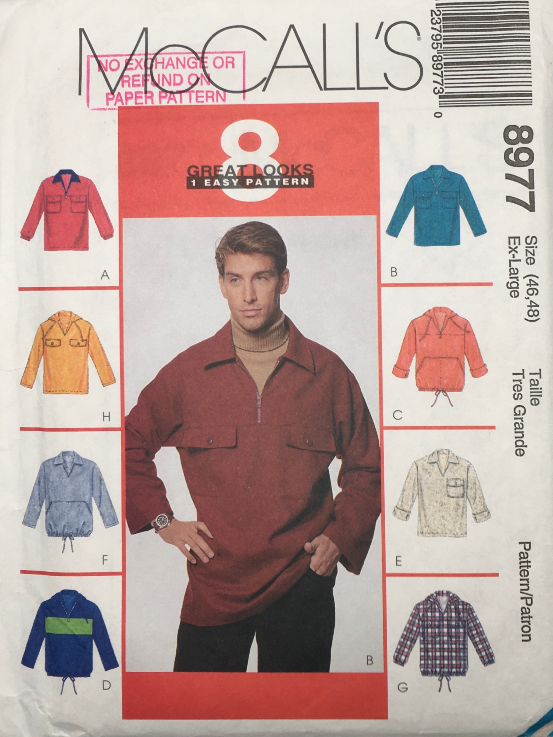 1997 Vintage Sewing Pattern: McCalls 8977 – Vintage Stitch Australia