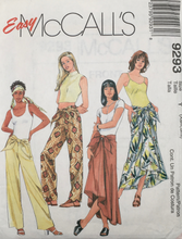 Load image into Gallery viewer, 1998 Vintage Sewing Pattern: McCalls 9293
