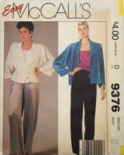 Load image into Gallery viewer, 1984 Vintage Sewing Pattern: McCalls 9376
