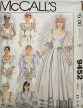 Load image into Gallery viewer, 1985 Vintage Sewing Pattern: McCalls 9452
