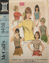 Load image into Gallery viewer, 1968 Vintage Sewing Pattern: McCalls 9458
