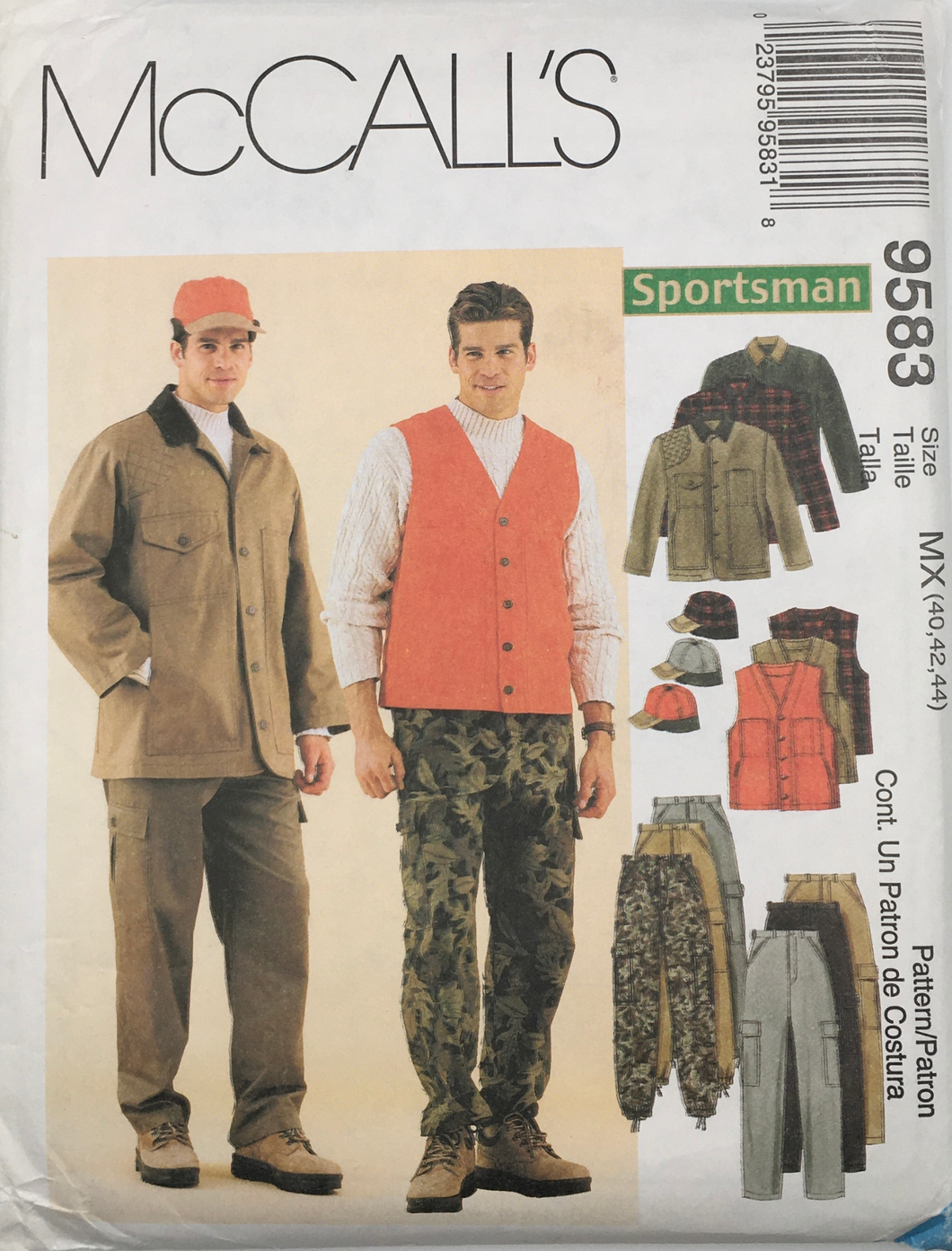 1998 Vintage Sewing Pattern: McCalls 9583