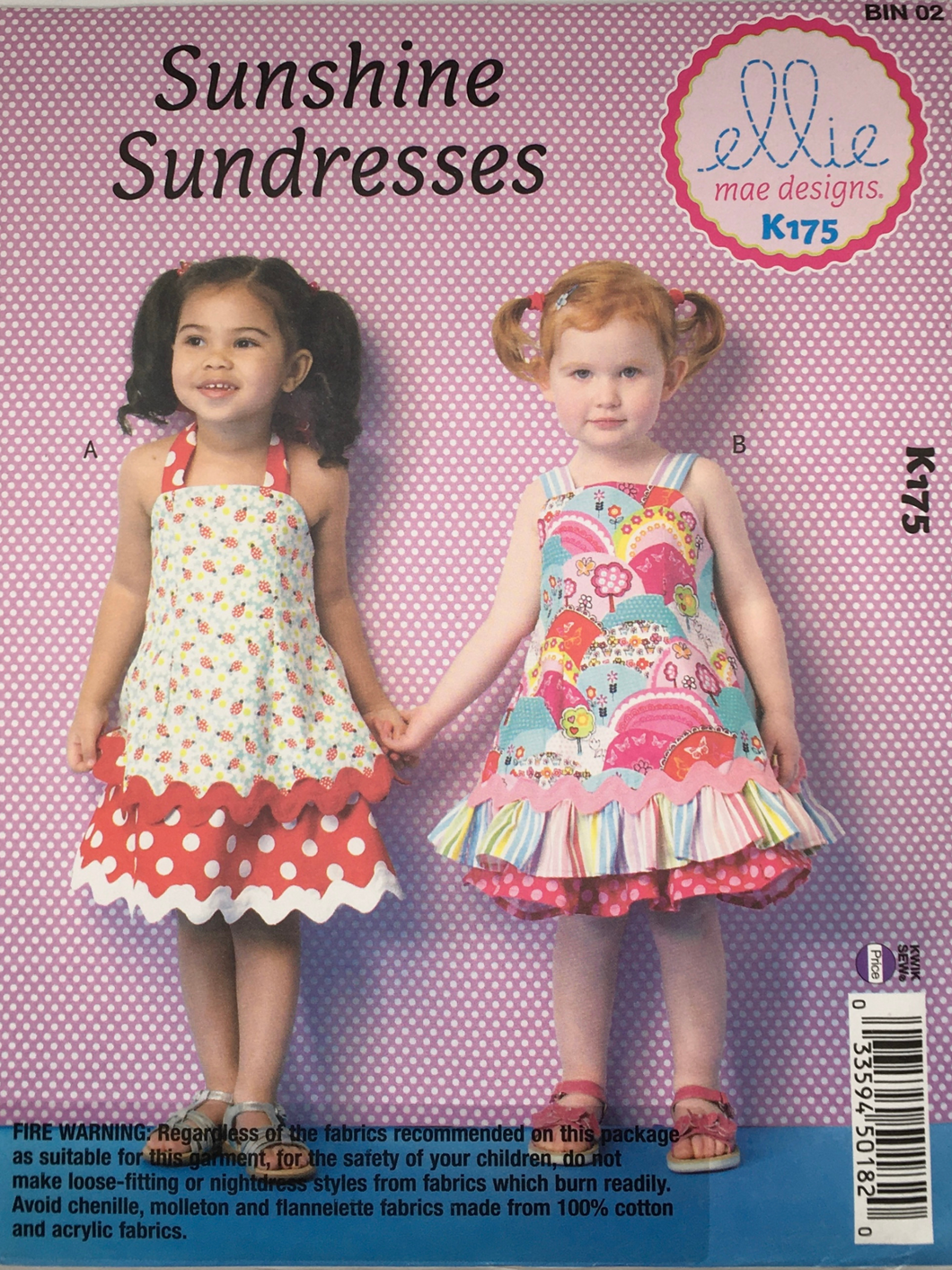 2014  Sewing Pattern: McCalls K175