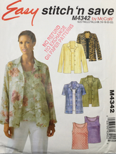 Load image into Gallery viewer, 2004  Sewing Pattern: McCalls M4342
