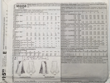 Load image into Gallery viewer, 2004 Sewing Pattern: McCalls M4458
