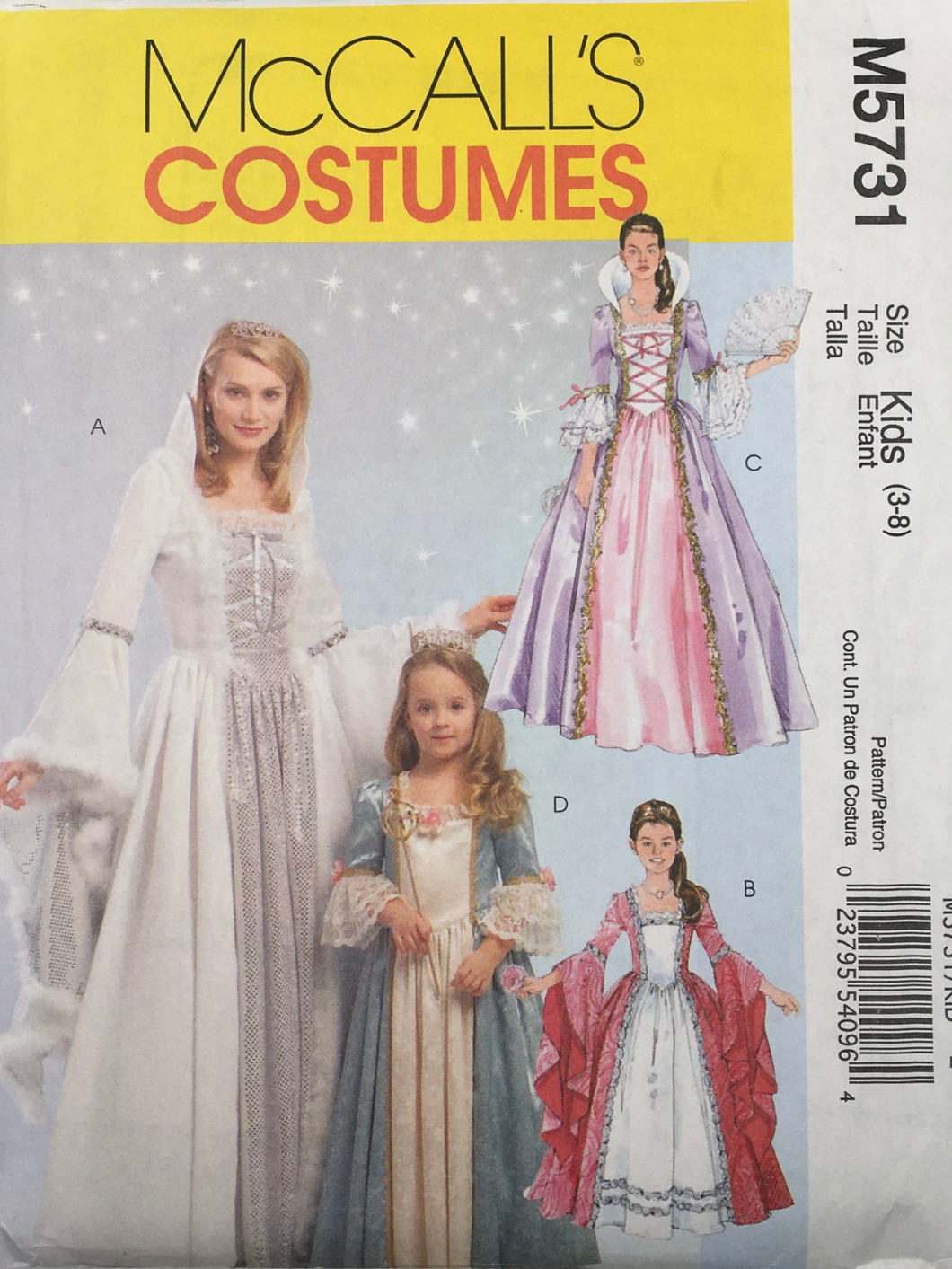 2008 Sewing Pattern: McCalls M5731