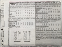 Load image into Gallery viewer, 2009  Sewing Pattern: McCalls M5875
