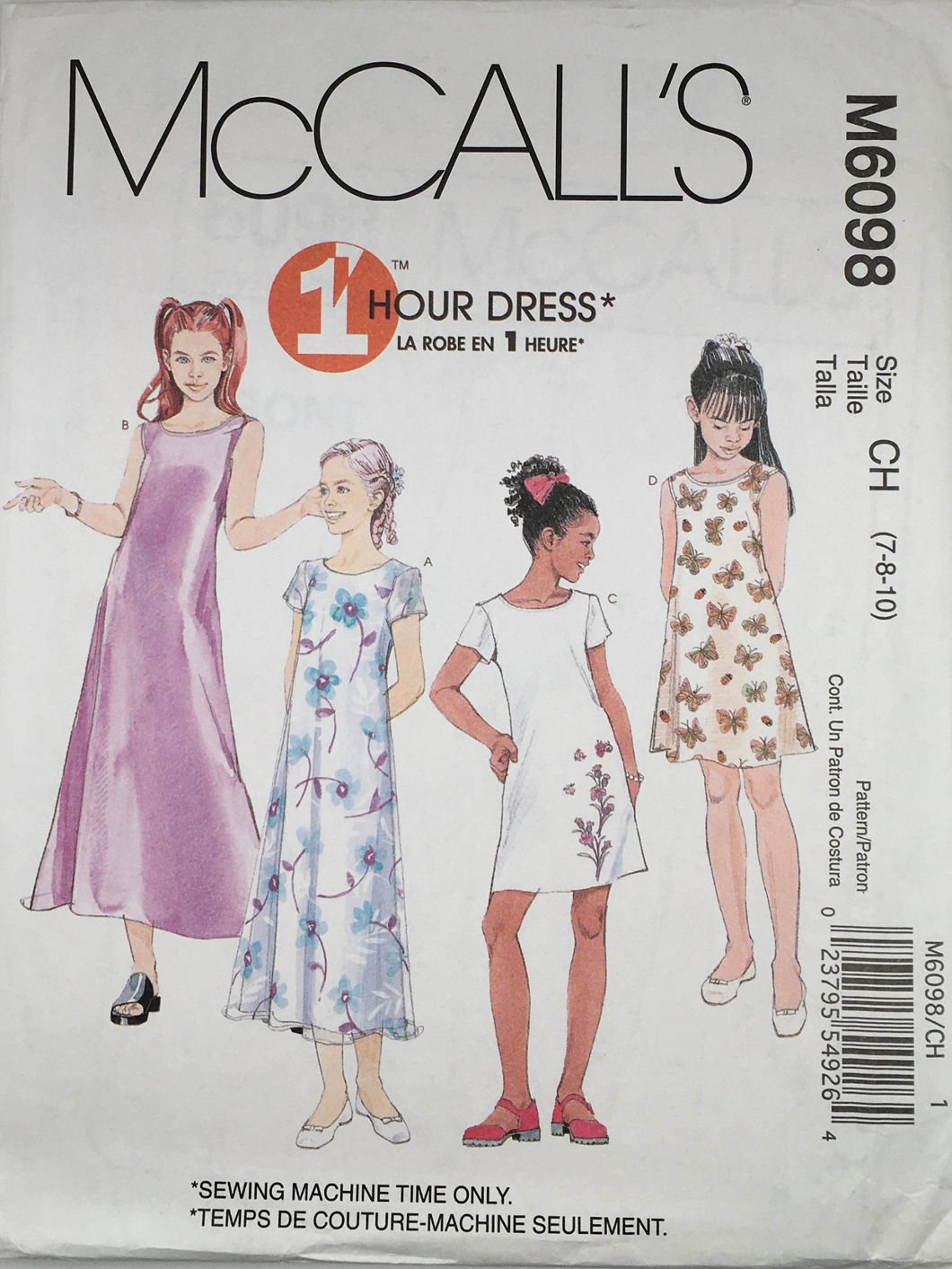 2010  Sewing Pattern: McCalls M6098