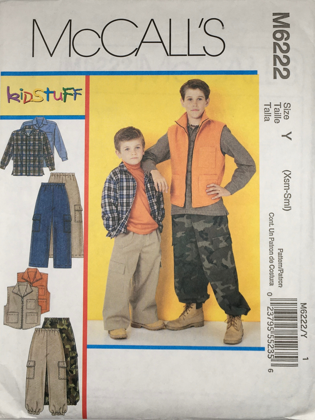 2010  Sewing Pattern: McCalls M6222