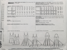 Load image into Gallery viewer, 2011 Sewing Pattern: McCalls M6331
