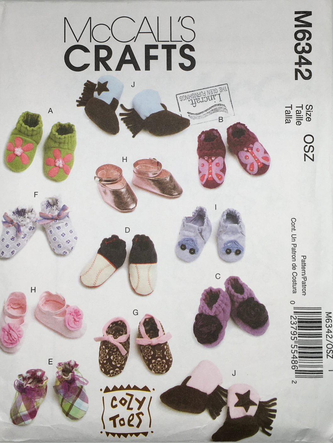 2011  Sewing Pattern: McCalls M6342