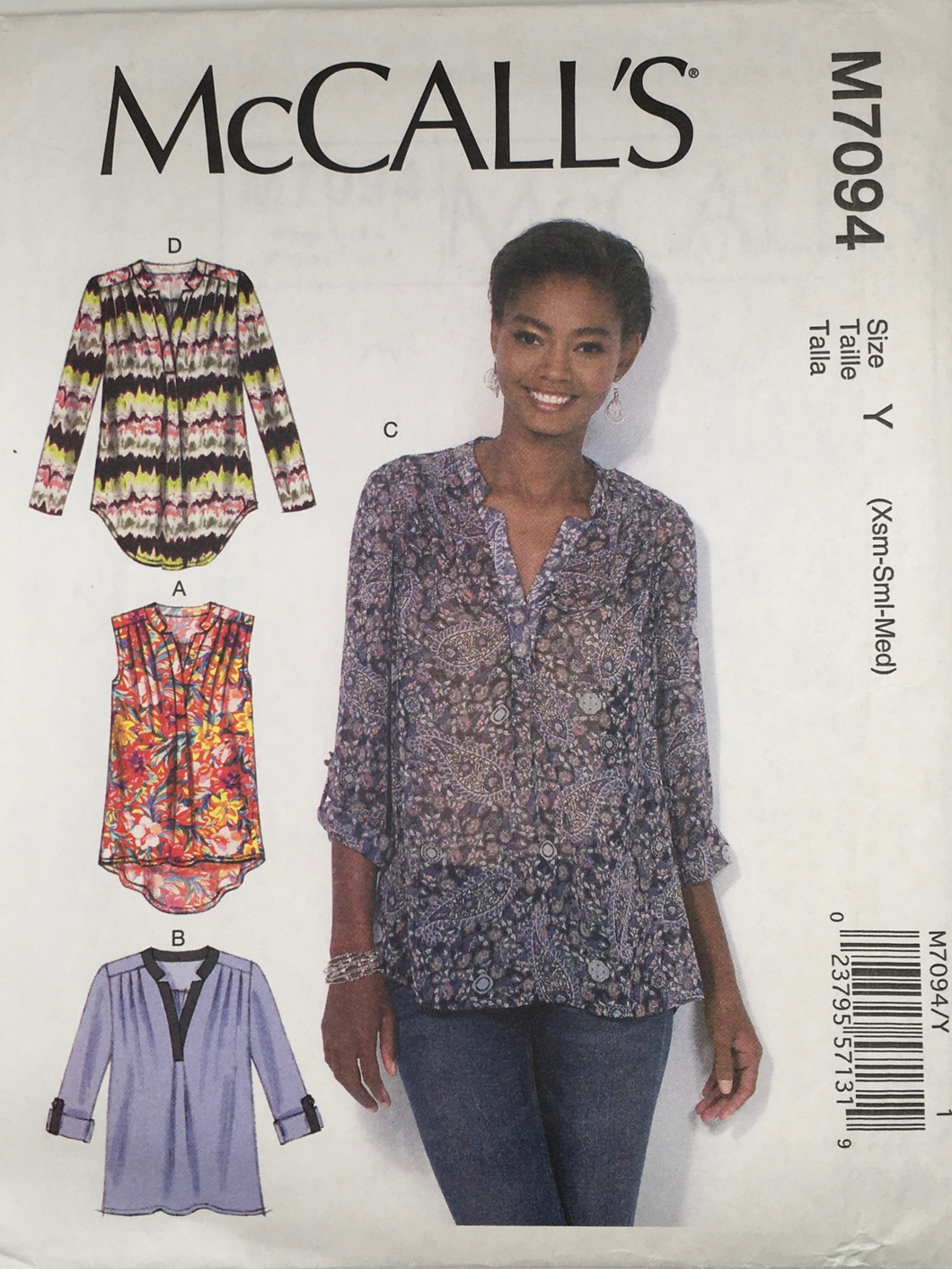 2015  Sewing Pattern: McCalls M7094