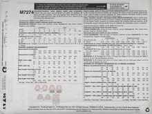 Load image into Gallery viewer, 2015  Sewing Pattern: McCalls M7274
