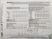 Load image into Gallery viewer, 2016 Sewing Pattern: McCalls M7320
