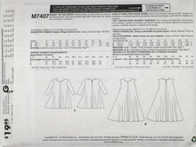 Load image into Gallery viewer, 2016  Sewing Pattern: McCalls M7407
