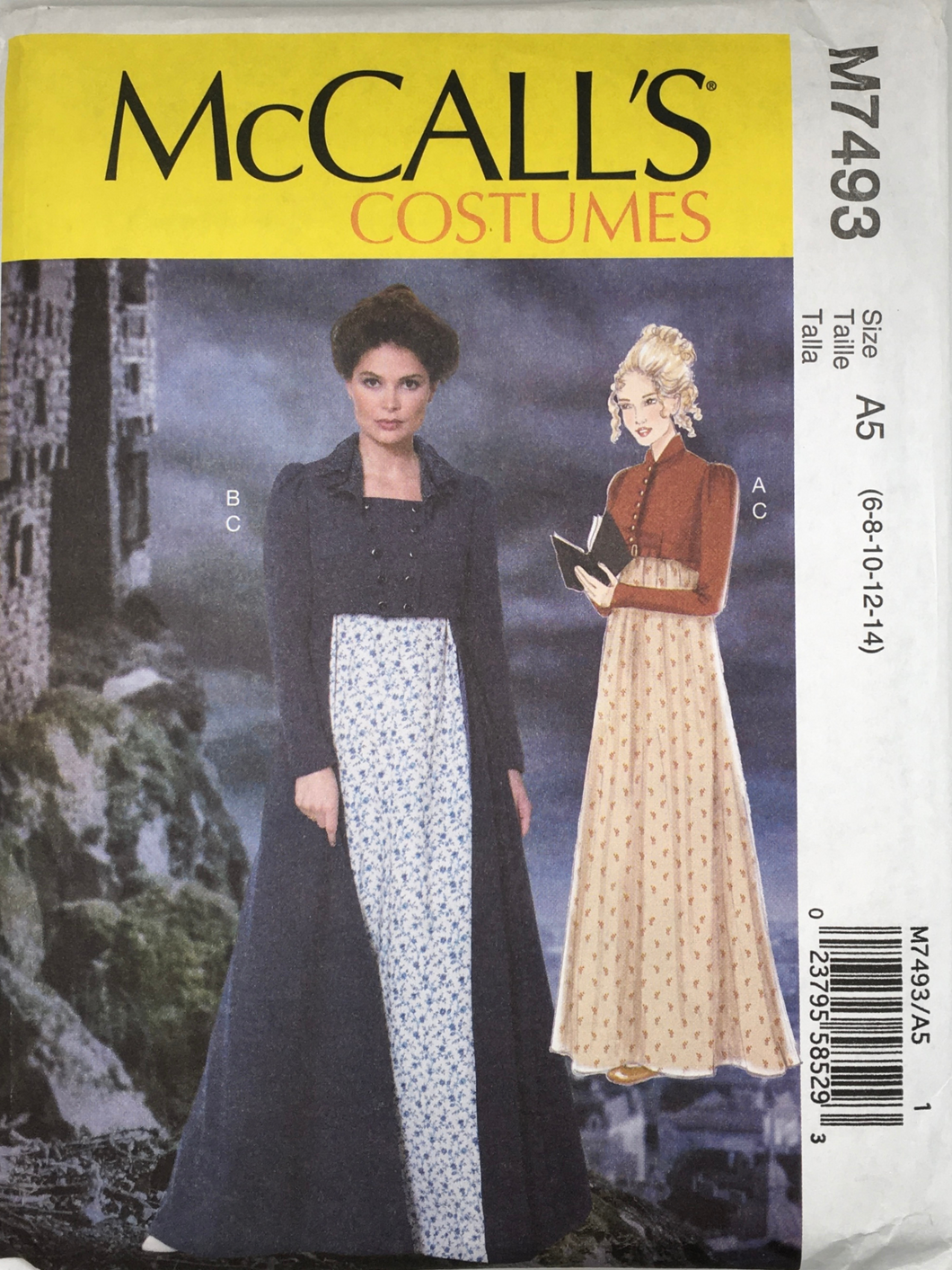 2016 Sewing Pattern: McCalls M7493