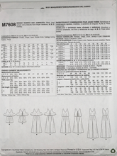 Load image into Gallery viewer, 2017 Sewing Pattern: McCalls M7608
