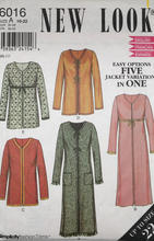 Load image into Gallery viewer, 1990’s Vintage Sewing Pattern: New Look 6016
