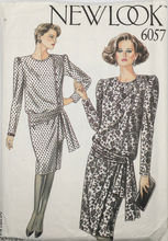 Load image into Gallery viewer, 1980’s Vintage Sewing Pattern: New Look 6057
