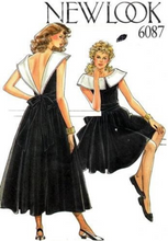 Load image into Gallery viewer, 1980’s Vintage Sewing Pattern: New Look 6087
