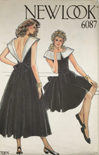 Load image into Gallery viewer, 1980’s Vintage Sewing Pattern: New Look 6087
