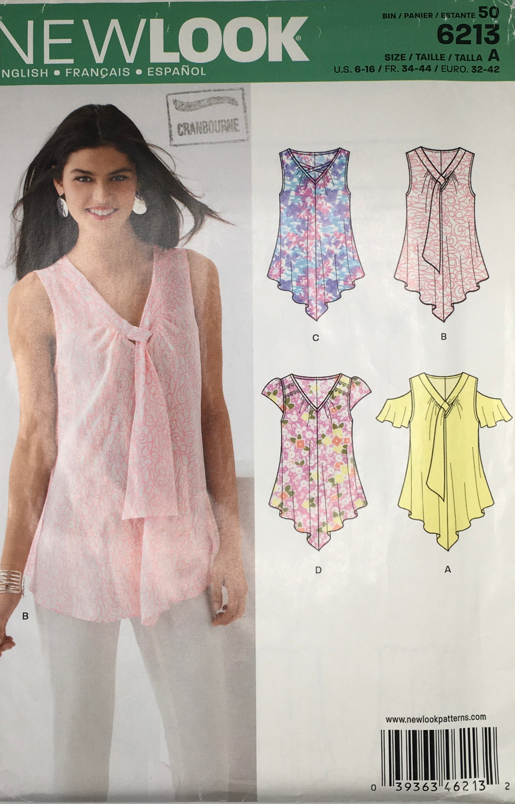 2013 Sewing Pattern: New Look 6213