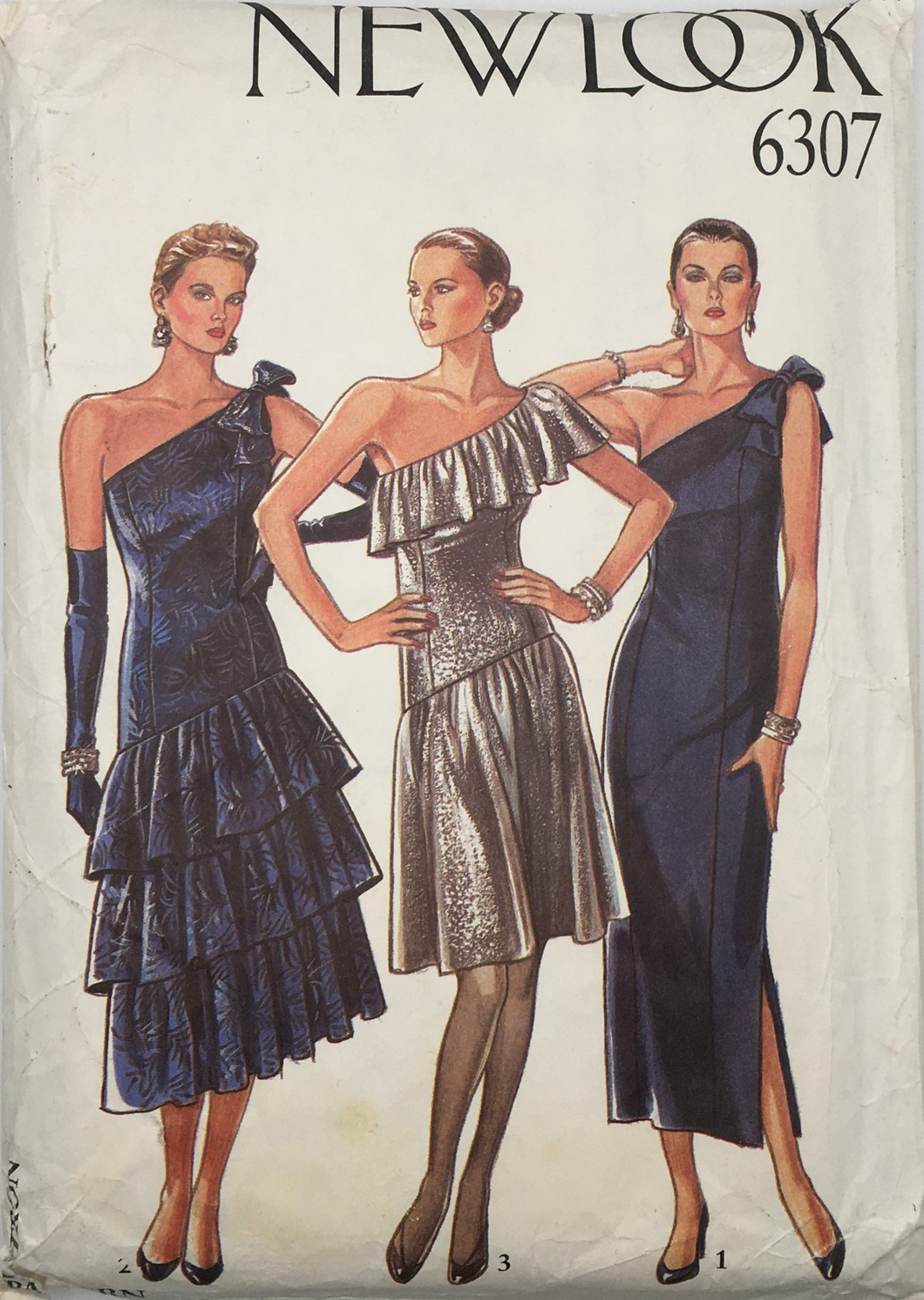 1980’s  Vintage Sewing Pattern: New Look 6307