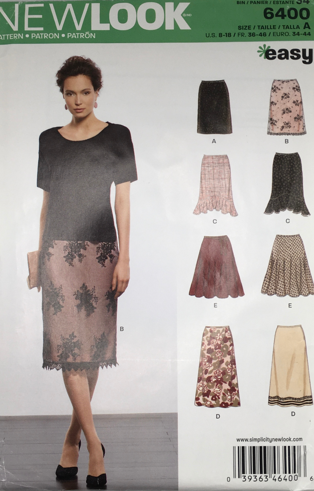 2015 Sewing Pattern: New Look 6400