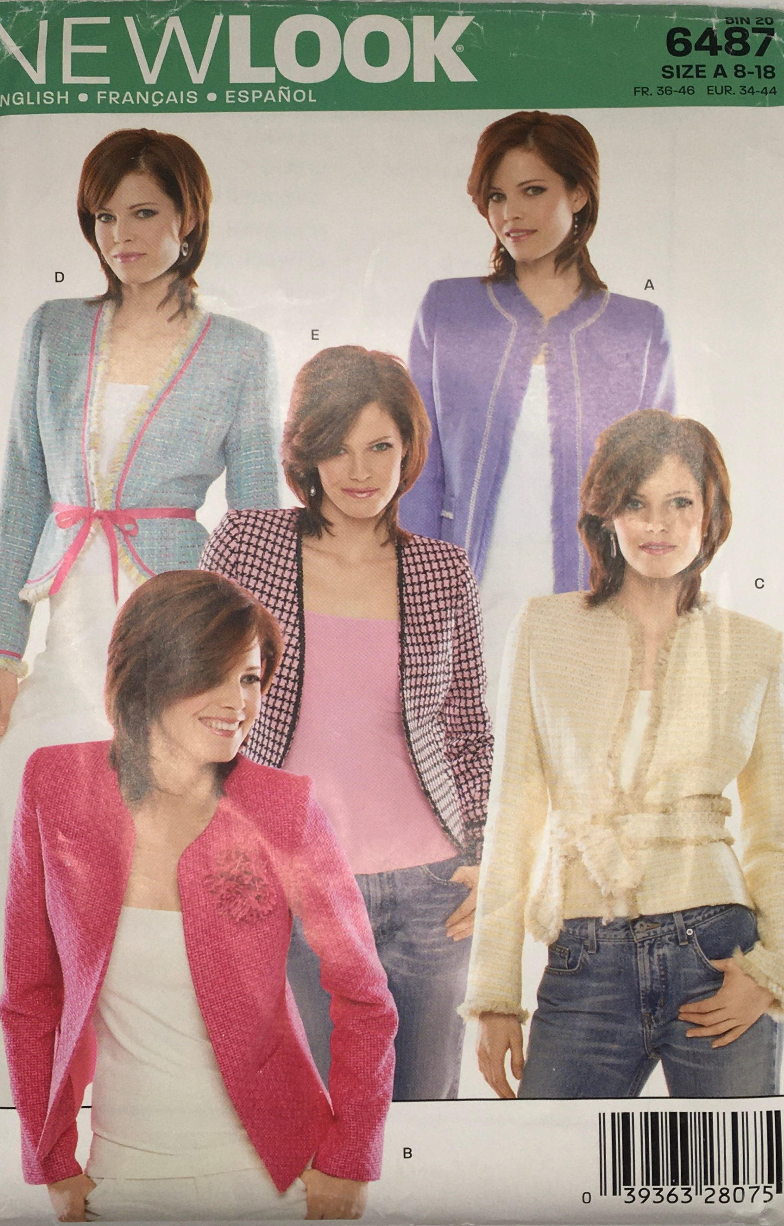 2005 Sewing Pattern: New Look 6487 – Vintage Stitch Australia