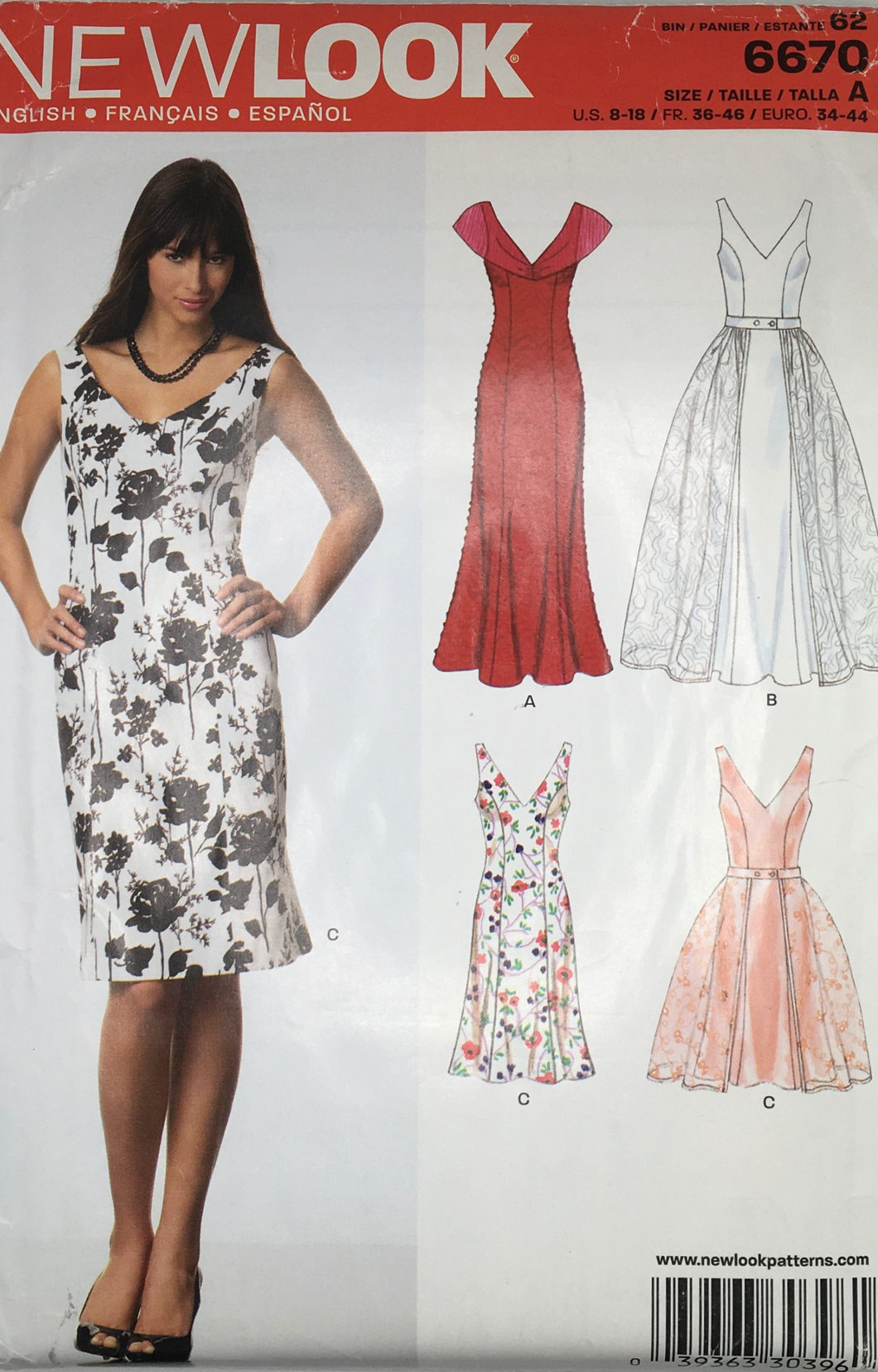 2011 Sewing Pattern: New Look 6670