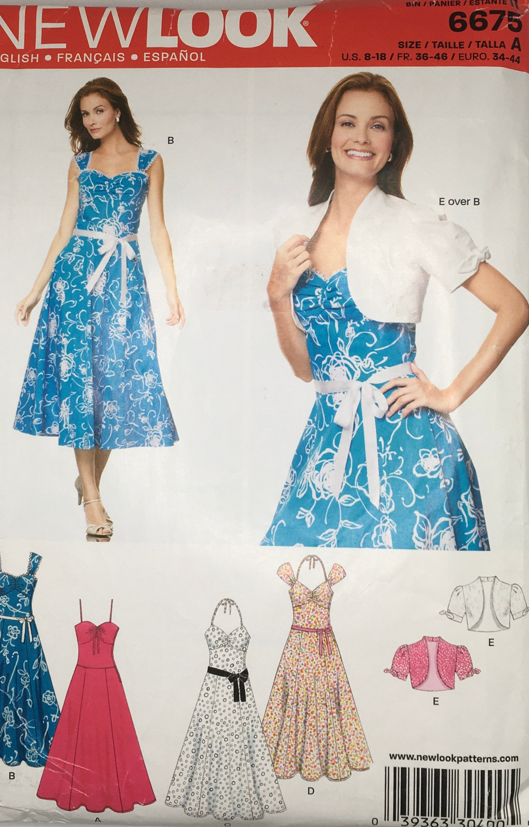 2016 Sewing Pattern: New Look 6675