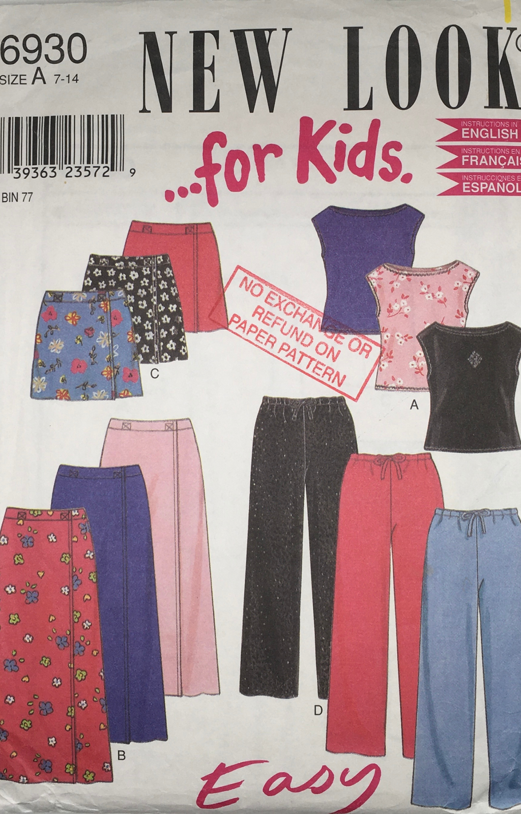 2000’s Sewing Pattern: New Look 6930