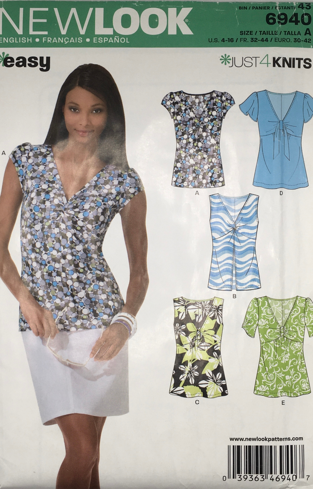 2011 Sewing Pattern: New Look 6940