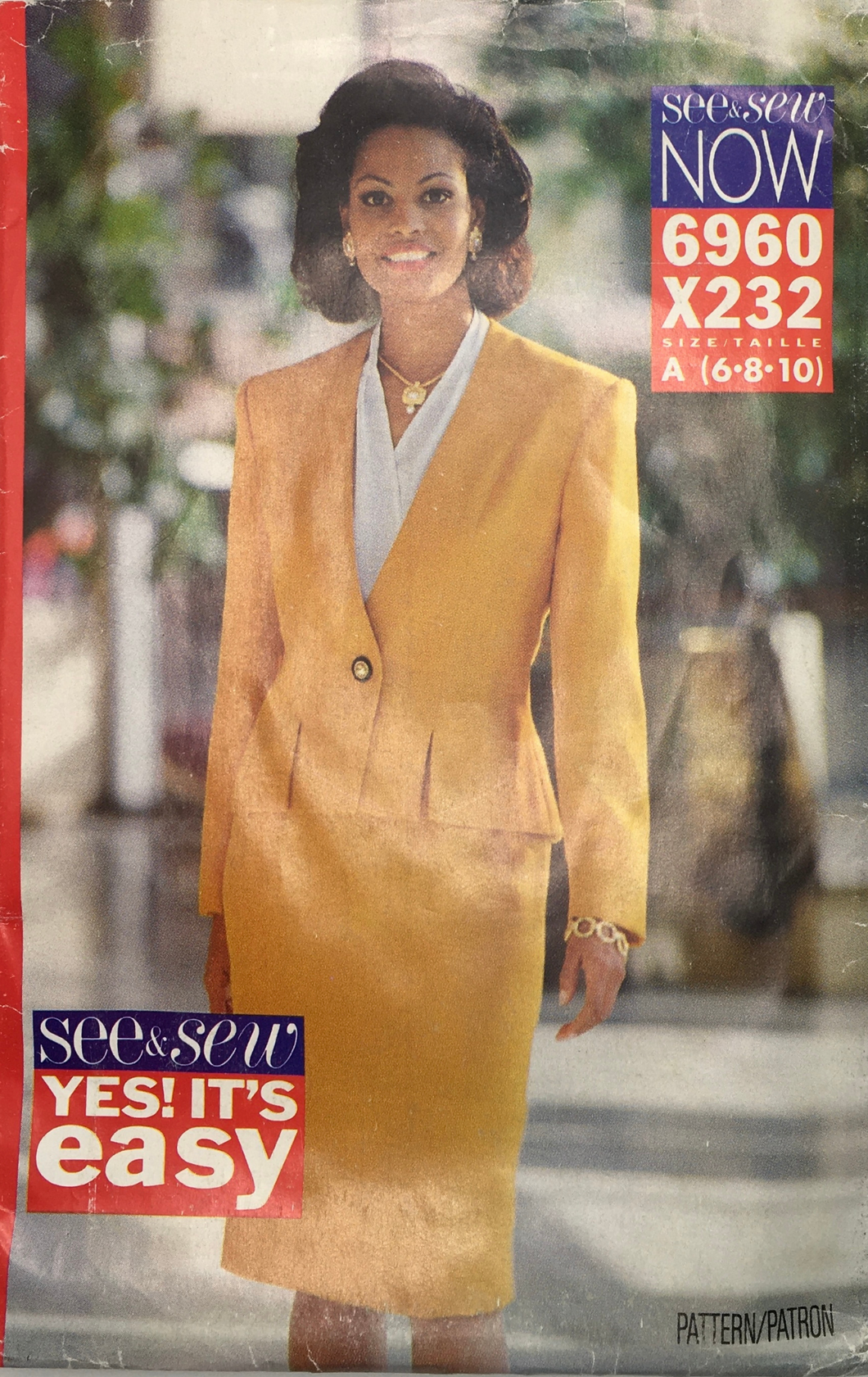 1993 Vintage Sewing Pattern: See & Sew 6960/X232
