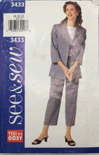 Load image into Gallery viewer, 2002  Sewing Pattern: See &amp; Sew 3433
