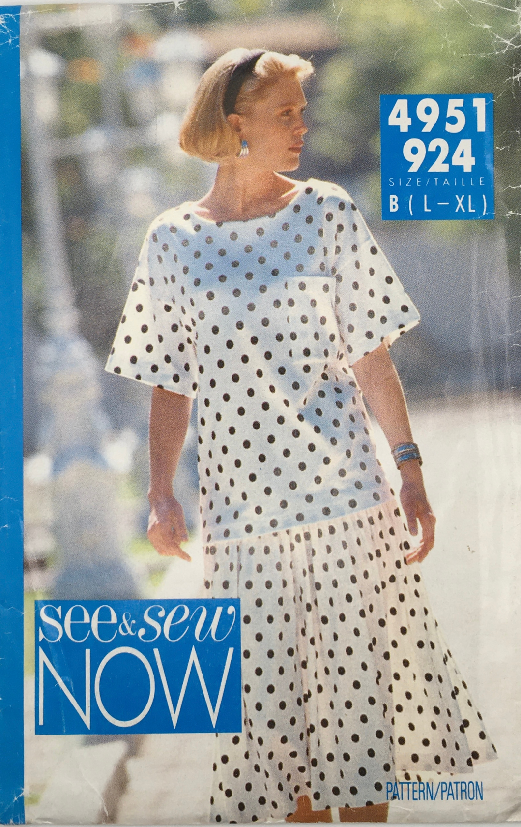 1990 Vintage Sewing Pattern: See & Sew 4951/924