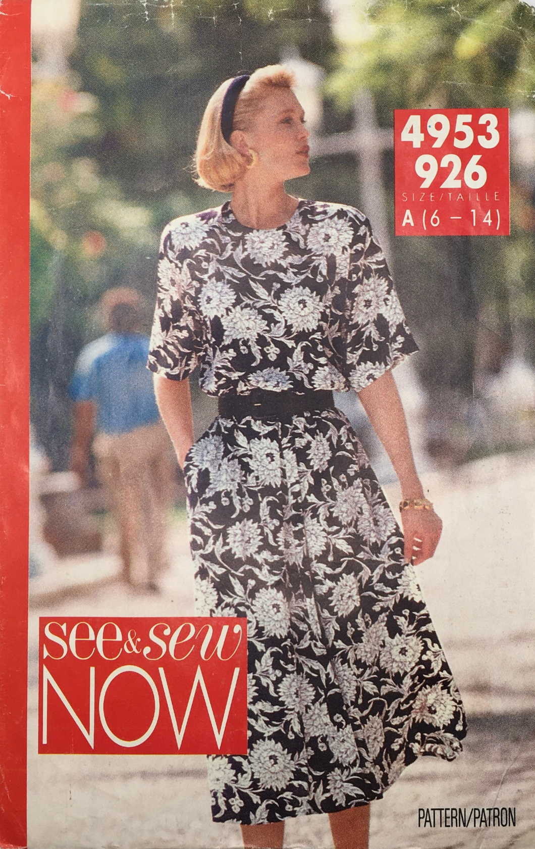 1990 Vintage Sewing Pattern: See & Sew 4953/926