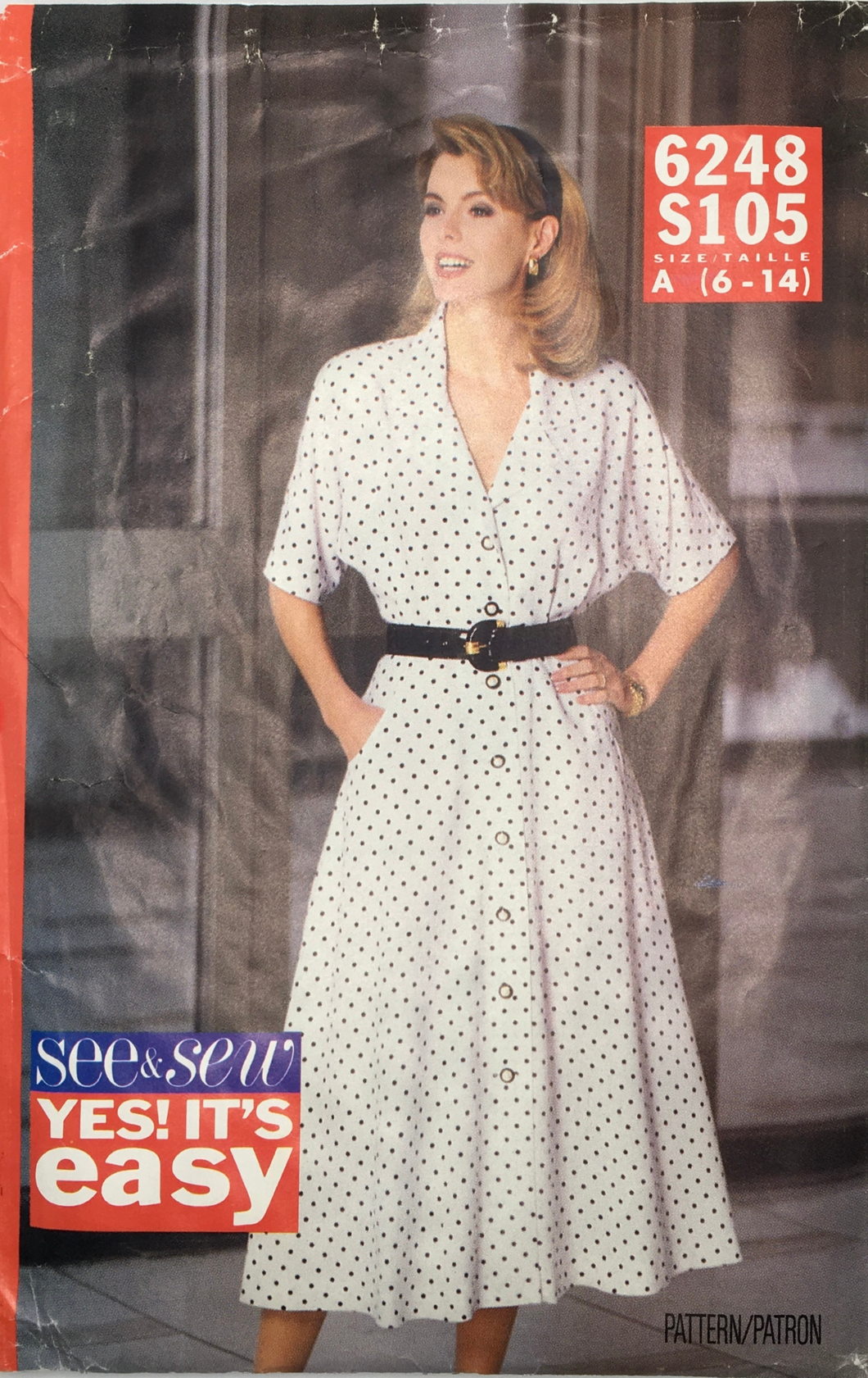 1992 Vintage Sewing Pattern: See & Sew 6248 S105
