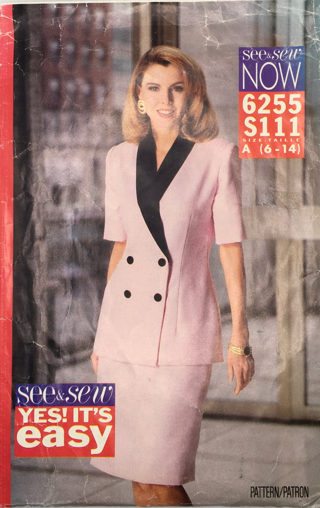1990 Vintage Sewing Pattern: See & Sew 6255 S111