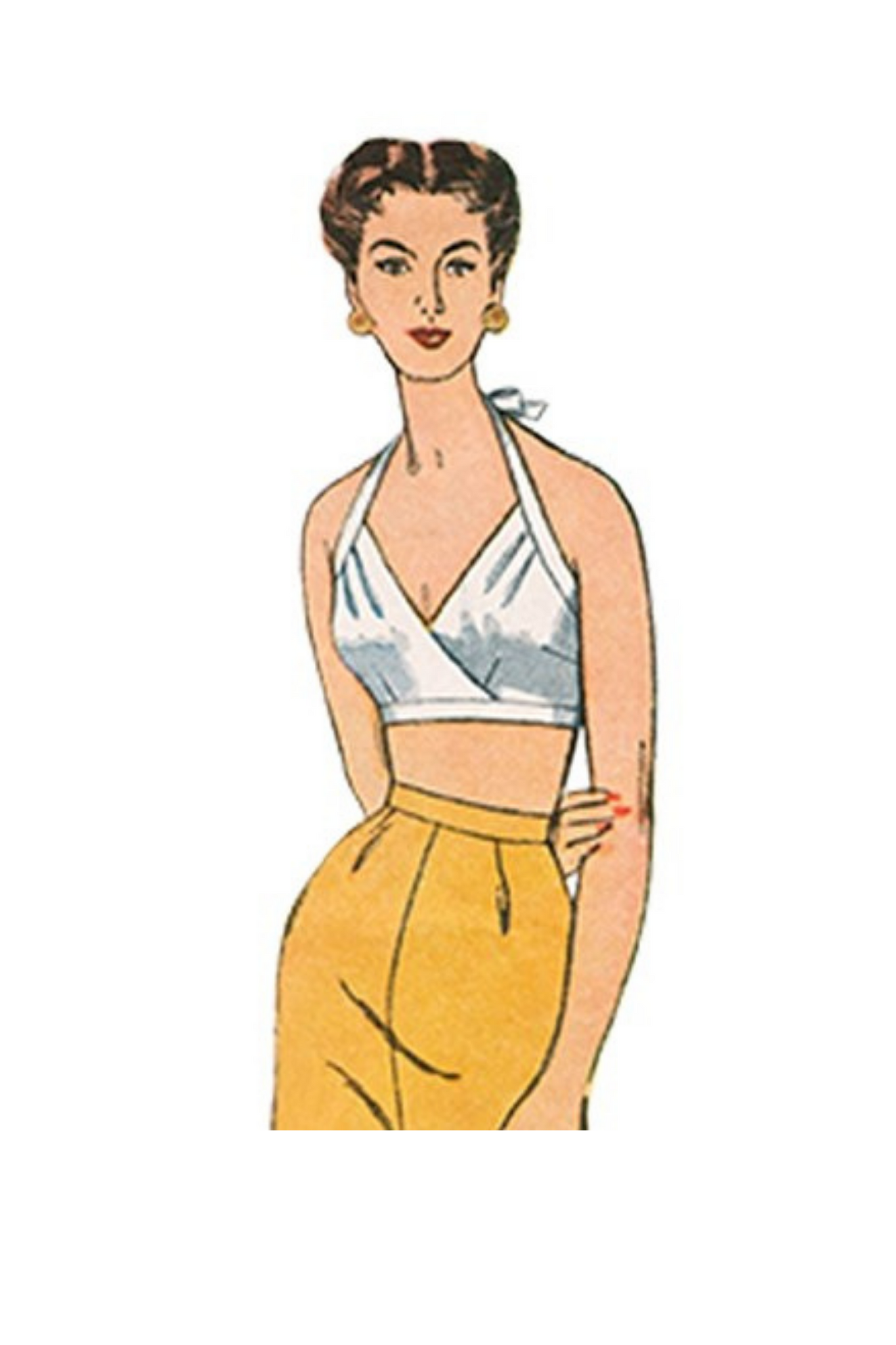1950's Reproduction Sewing Pattern: Simplicity 1426 – Vintage