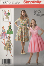 Load image into Gallery viewer, 1950’s Reproduction Sewing Pattern: Simplicity 1459
