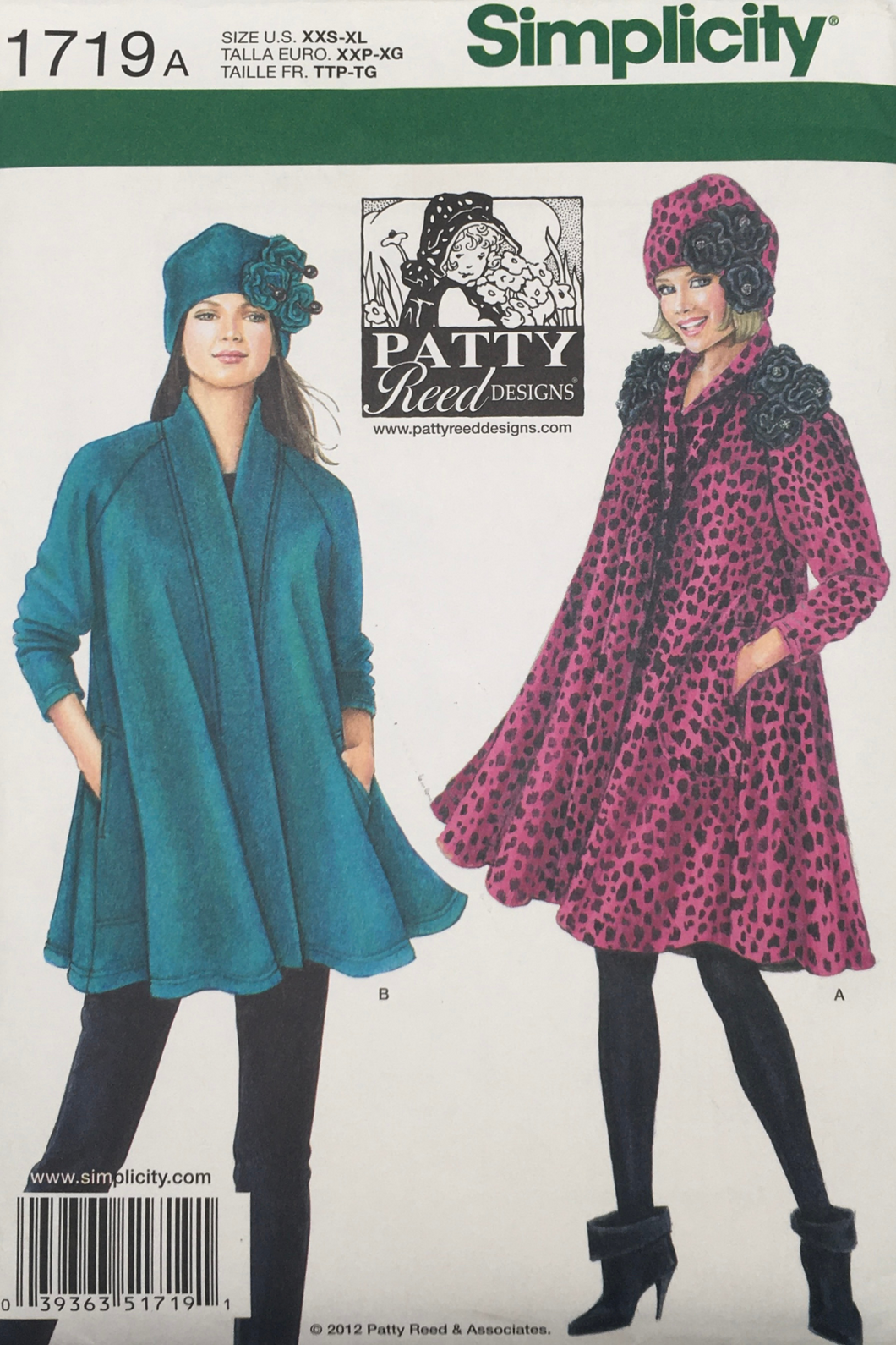 2012 Sewing Pattern: Simplicity  1719