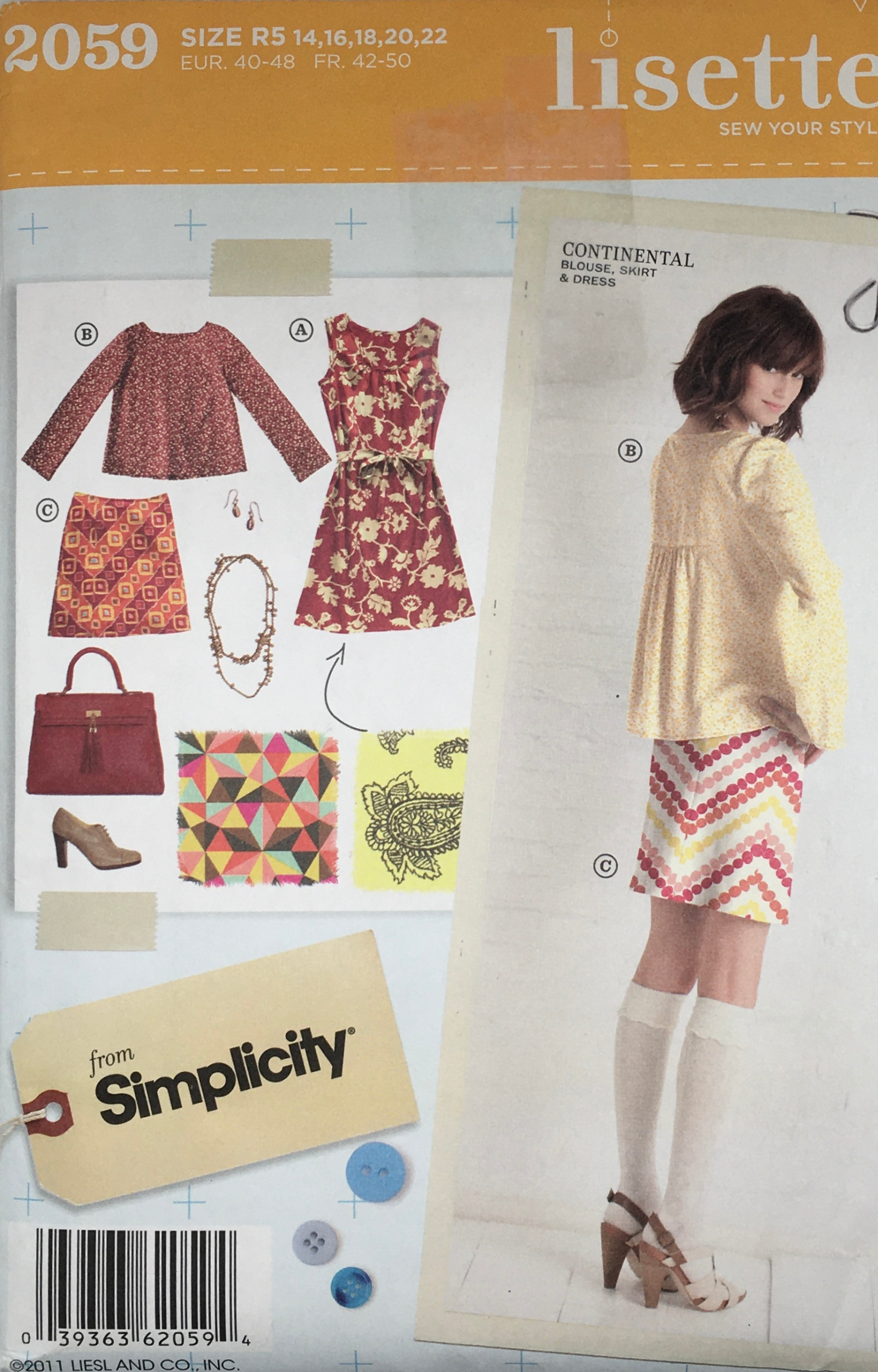 2011 Sewing Pattern: Simplicity 2059 – Vintage Stitch Australia