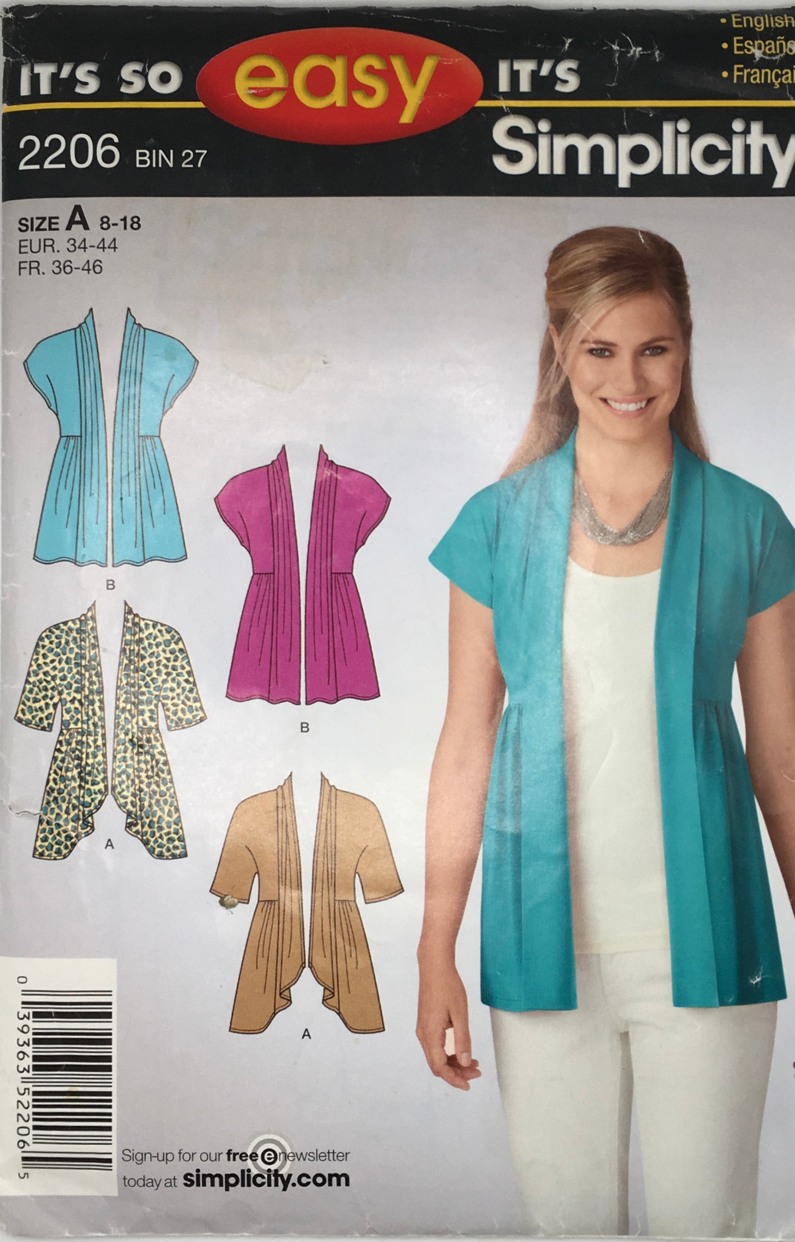 2011 Sewing Pattern: Simplicity 2206 – Vintage Stitch Australia