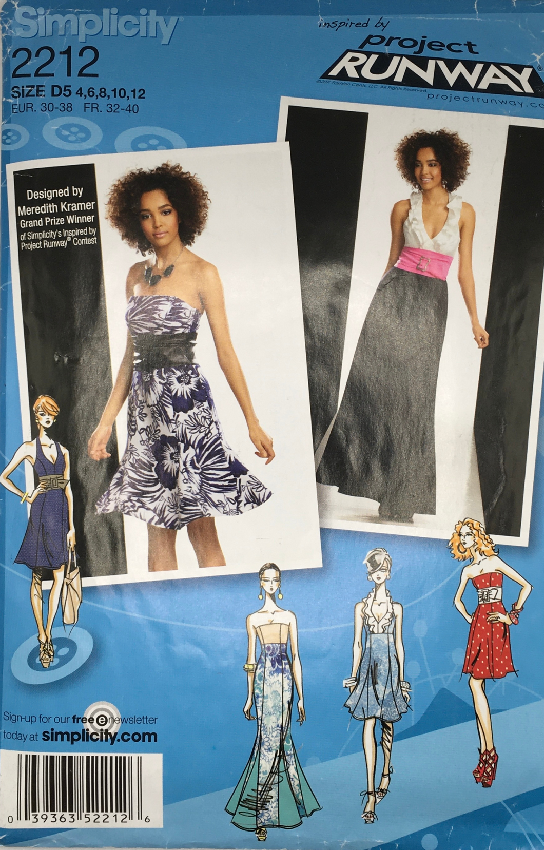 2011 Sewing Pattern: Simplicity 2212