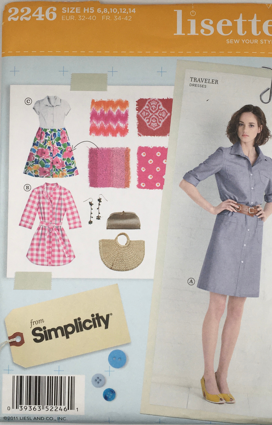 2011 Sewing Pattern: Simplicity 2246