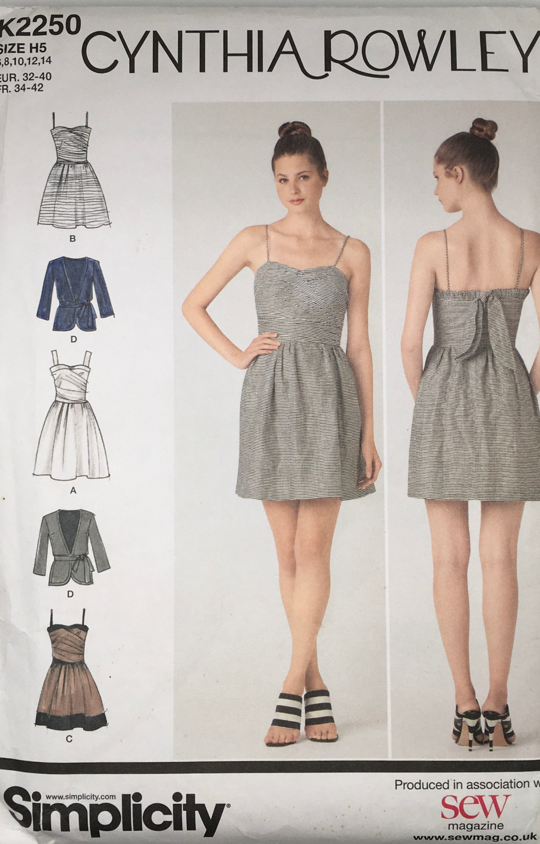 2011 Sewing Pattern: Simplicity 2250