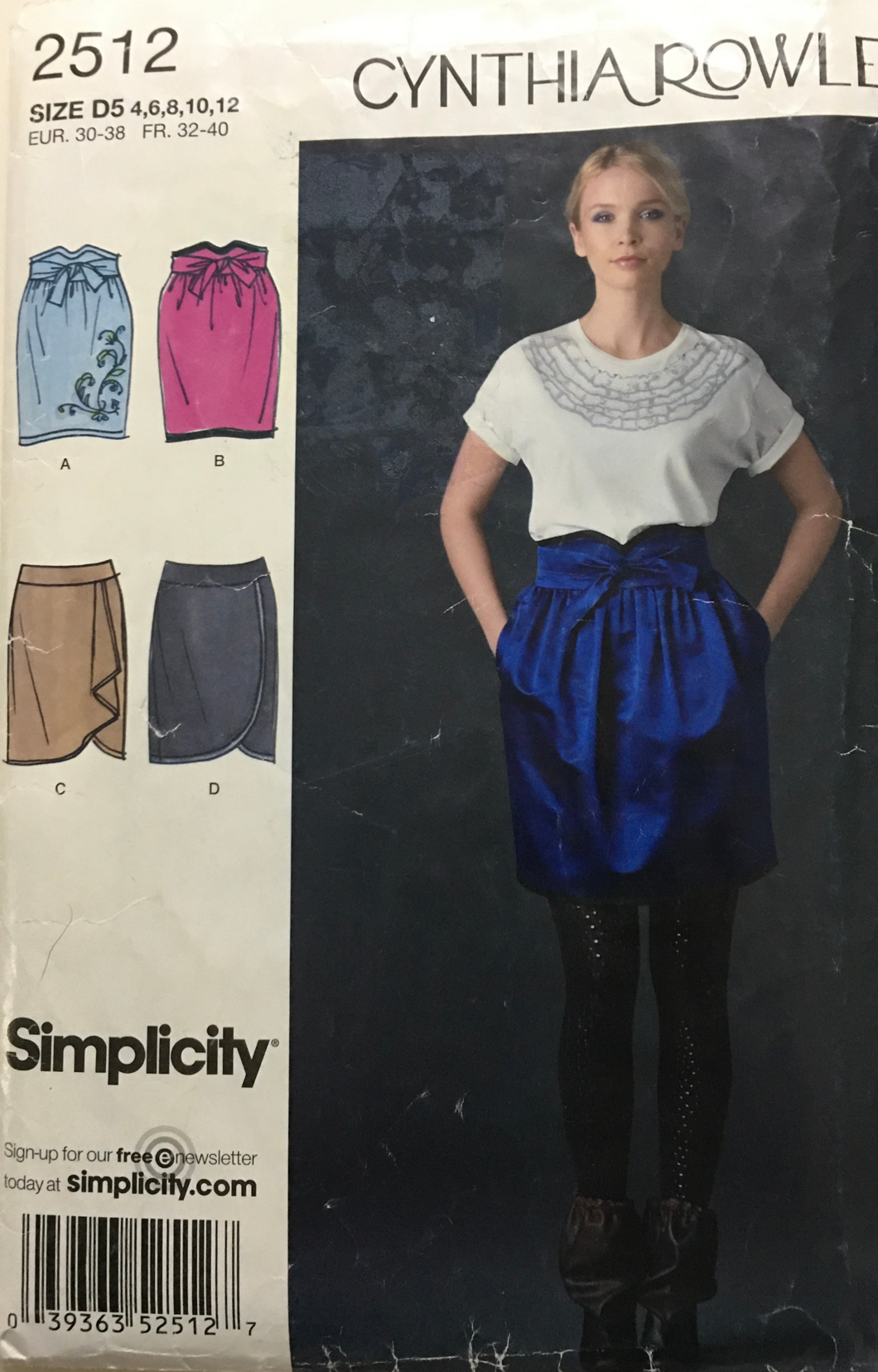 2000’s Sewing Pattern: Simplicity 2512