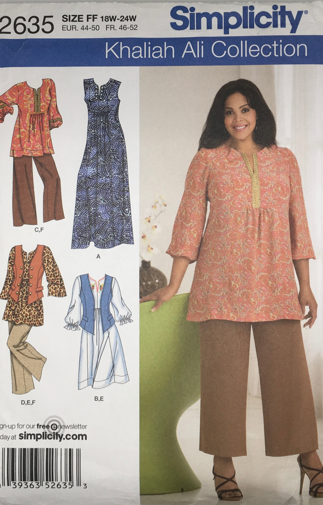 2009 Sewing Pattern: Simplicity 2635