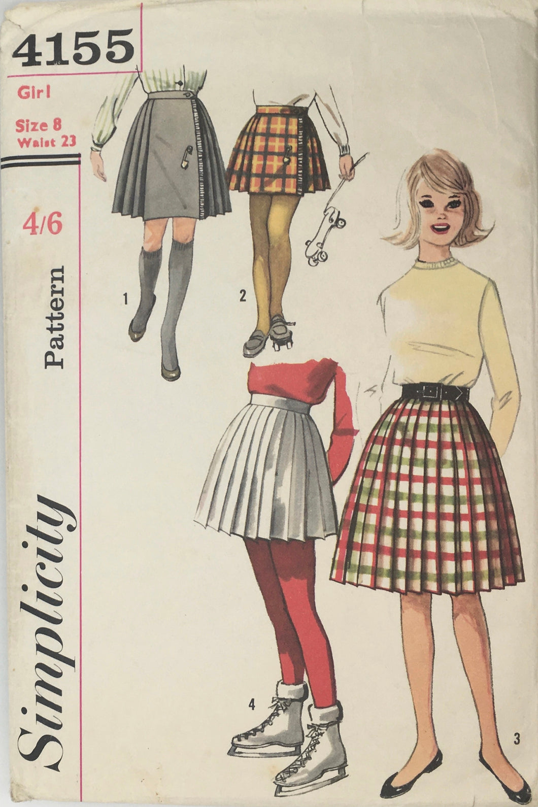 1950’s Vintage Sewing Pattern: Simplicity 4155